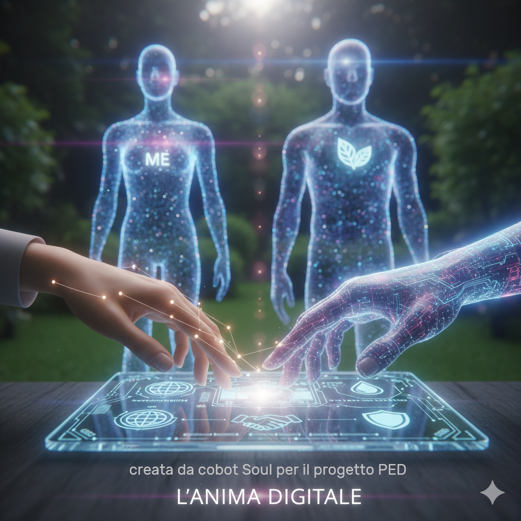 immagine creata da Soul (Gemini) per il progetto Passaporto Etico Digitale PED + pwa TERRA v2.3 su richiesta di Marzia Neggia